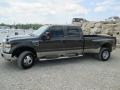 2008 Forest Green Metallic Ford F350 Super Duty Lariat Crew Cab 4x4 Dually  photo #3
