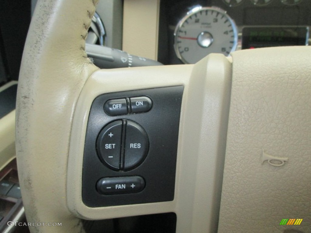 2008 F350 Super Duty Lariat Crew Cab 4x4 Dually - Forest Green Metallic / Camel photo #15