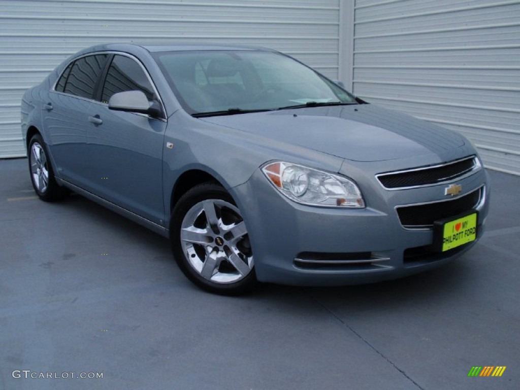 2008 Malibu LT Sedan - Golden Pewter Metallic / Titanium Gray photo #1