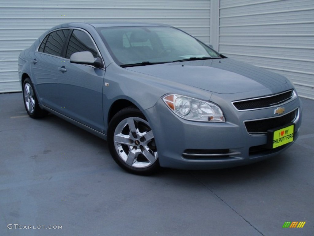 2008 Malibu LT Sedan - Golden Pewter Metallic / Titanium Gray photo #2