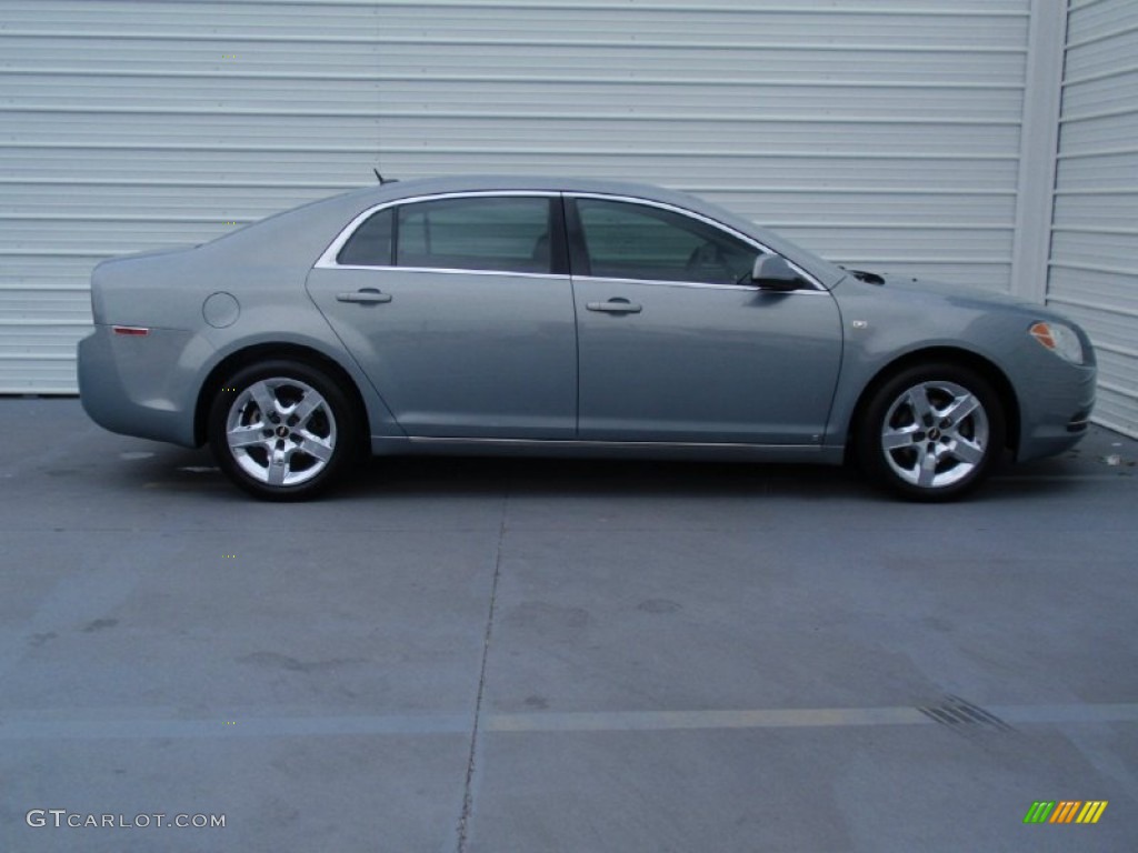 2008 Malibu LT Sedan - Golden Pewter Metallic / Titanium Gray photo #3