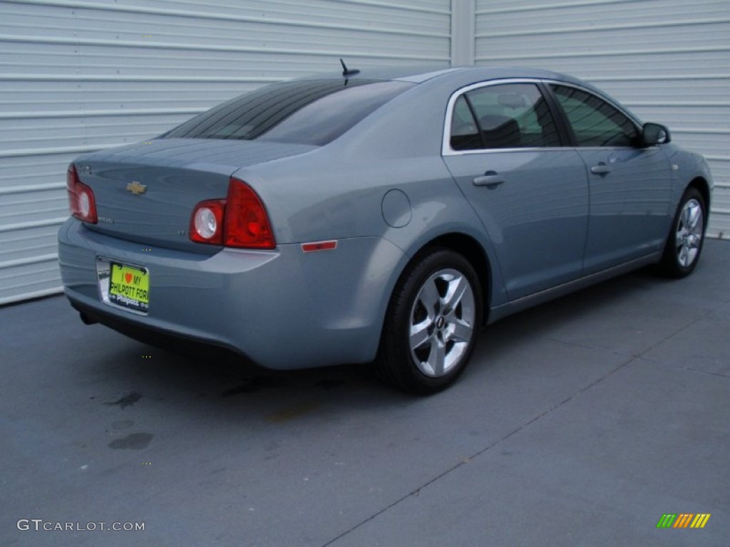 2008 Malibu LT Sedan - Golden Pewter Metallic / Titanium Gray photo #4