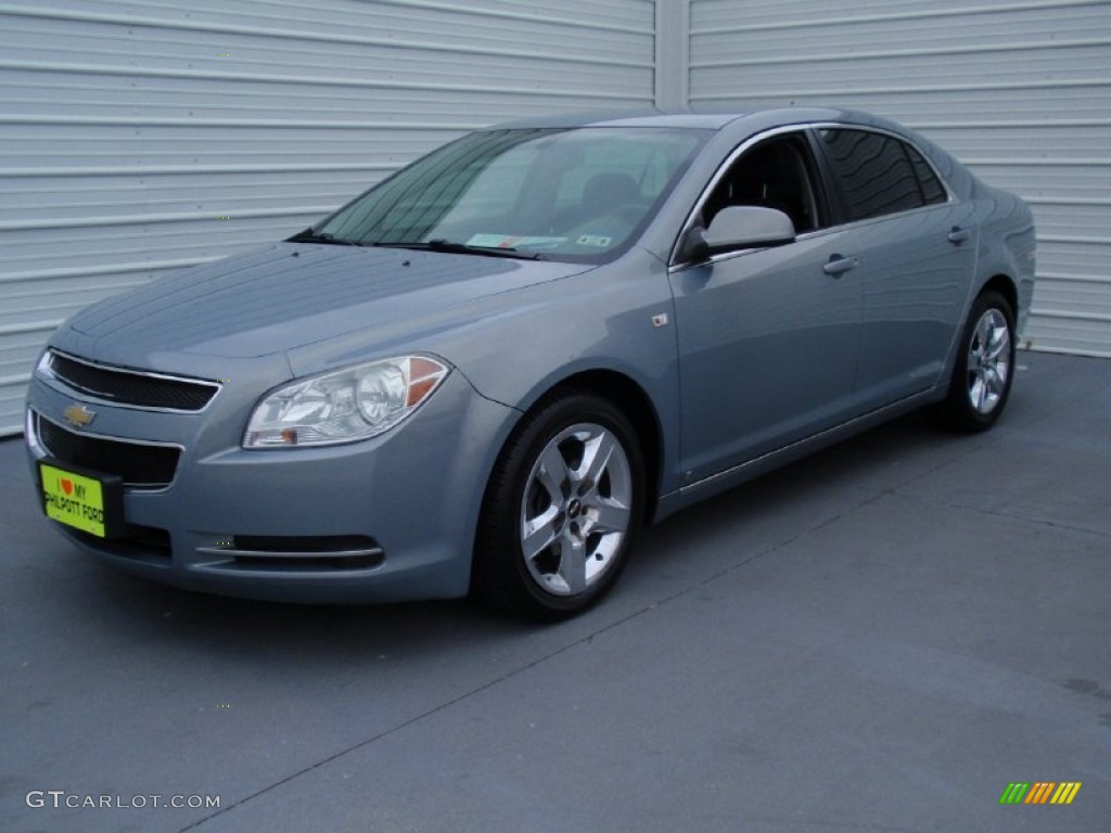 2008 Malibu LT Sedan - Golden Pewter Metallic / Titanium Gray photo #7