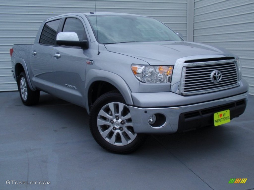 2012 Tundra Limited CrewMax - Silver Sky Metallic / Graphite photo #2