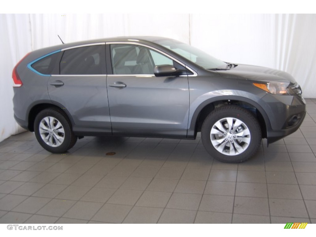 2014 CR-V EX - Polished Metal Metallic / Black photo #5