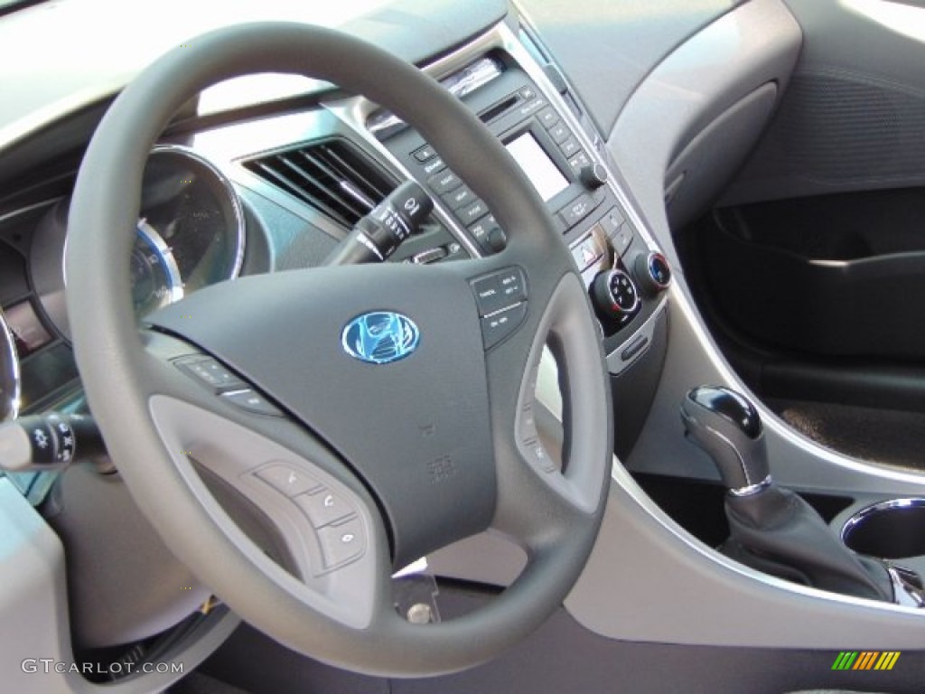2014 Sonata GLS - Harbor Gray Metallic / Gray photo #9