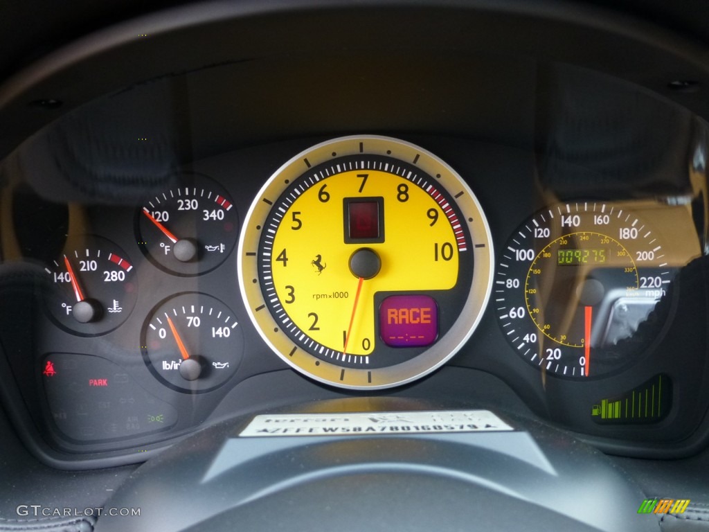 2008 Ferrari F430 Coupe Gauges Photo #93334219