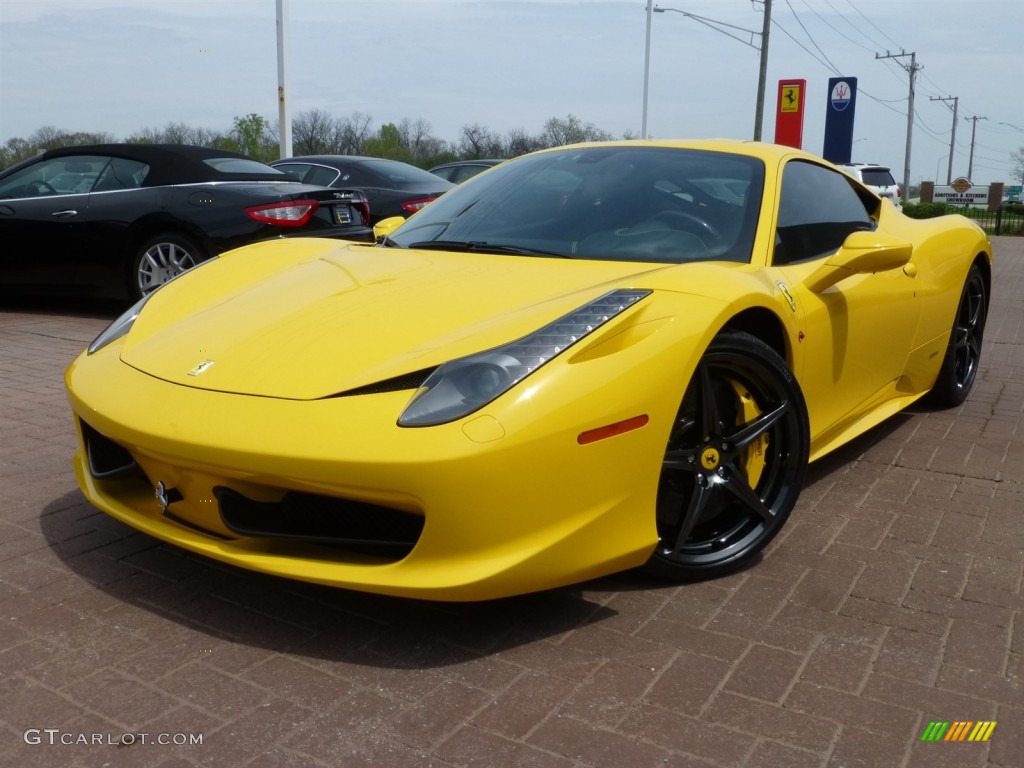 Giallo Modena (Yellow) 2011 Ferrari 458 Italia Exterior Photo #93334744