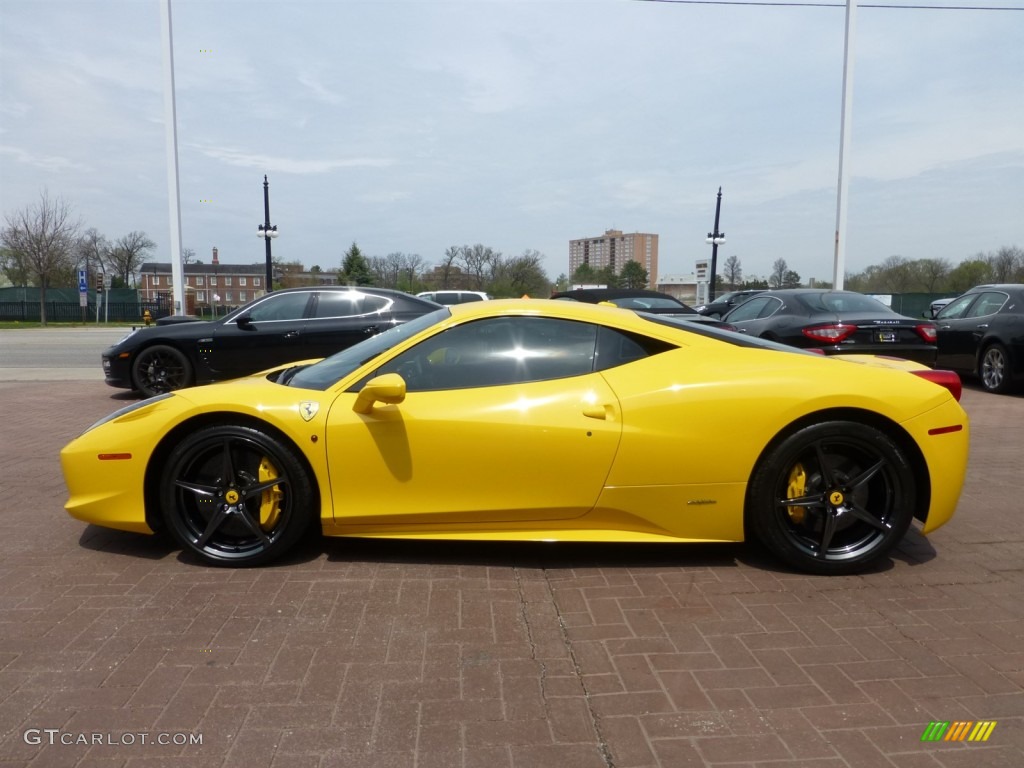 Giallo Modena (Yellow) 2011 Ferrari 458 Italia Exterior Photo #93334753