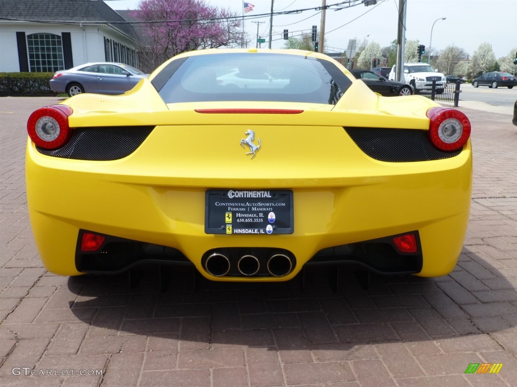 2011 458 Italia - Giallo Modena (Yellow) / Nero (Black) photo #4