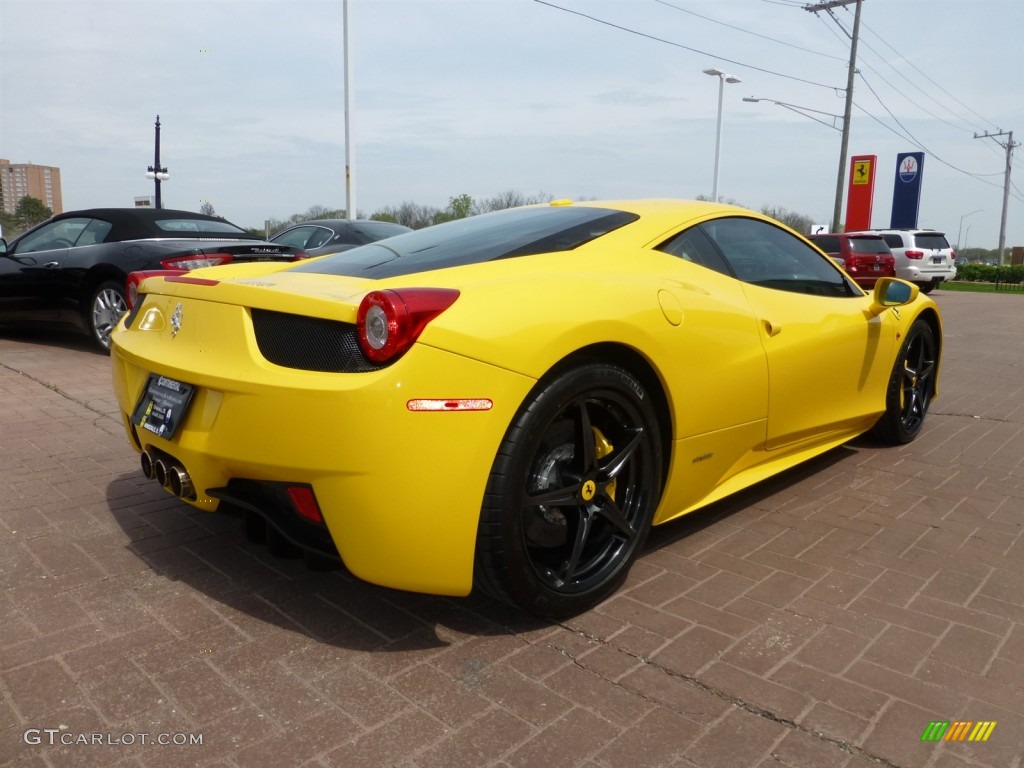 2011 458 Italia - Giallo Modena (Yellow) / Nero (Black) photo #5