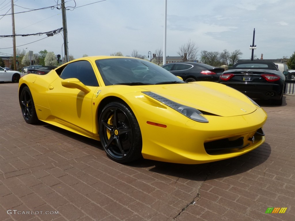 Giallo Modena (Yellow) 2011 Ferrari 458 Italia Exterior Photo #93334793