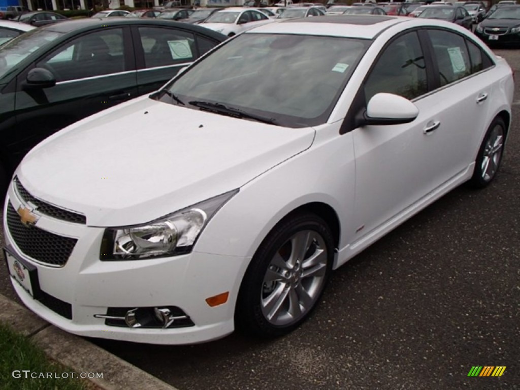 2014 Cruze LTZ - Summit White / Cocoa/Light Neutral photo #1