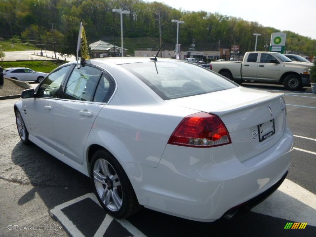 2009 G8 Sedan - White Hot / Onyx photo #3