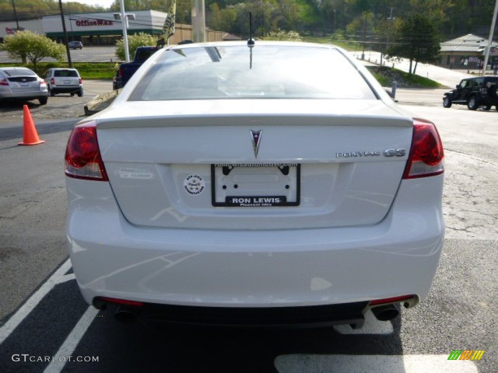 2009 G8 Sedan - White Hot / Onyx photo #4