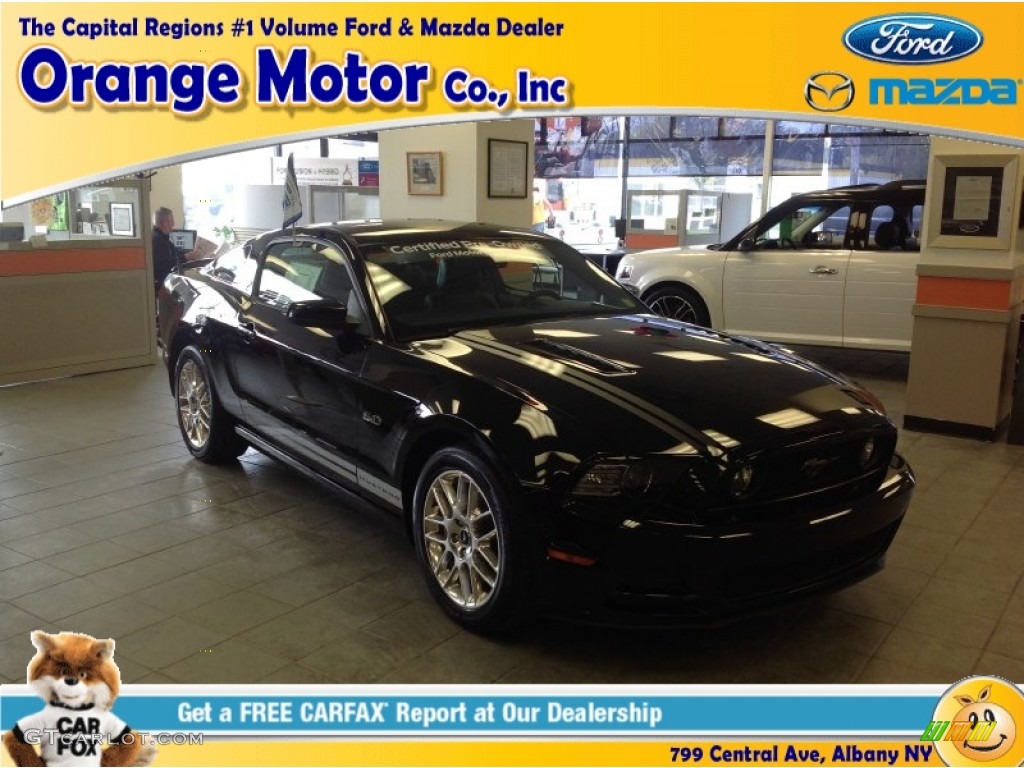 2013 Mustang GT Premium Coupe - Black / Charcoal Black photo #1