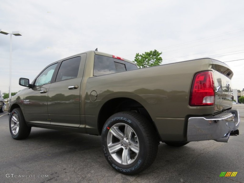 2014 1500 Big Horn Crew Cab 4x4 - Prairie Pearl Coat / Canyon Brown/Light Frost Beige photo #2
