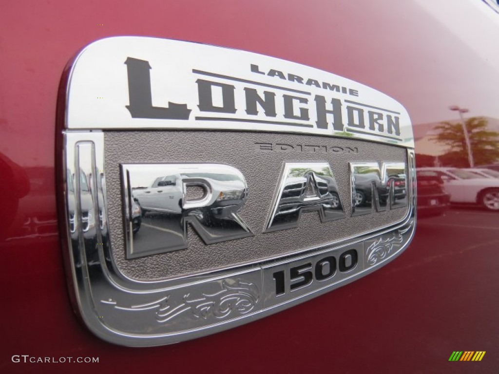 2014 1500 Laramie Longhorn Crew Cab - Deep Cherry Red Crystal Pearl / Longhorn Canyon Brown/Light Frost photo #6