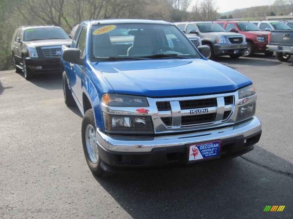 2007 i-Series Truck i-290 LS Extended Cab - Pacific Blue / Medium Pewter photo #2