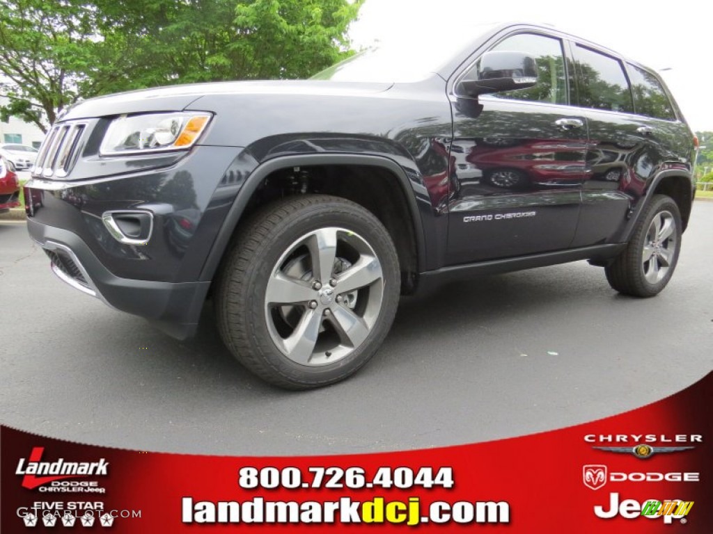 2014 Grand Cherokee Limited 4x4 - Maximum Steel Metallic / New Zealand Black/Light Frost photo #1