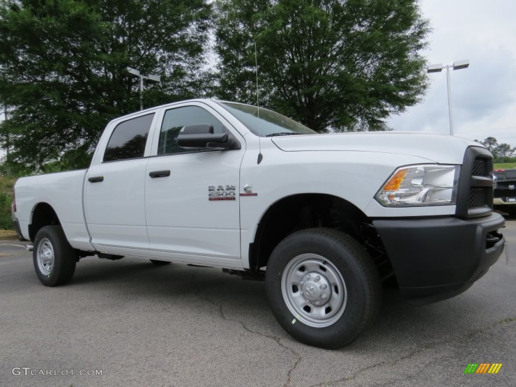 Bright White 2014 Ram 2500 Tradesman Crew Cab 4x4 Exterior Photo #93343253