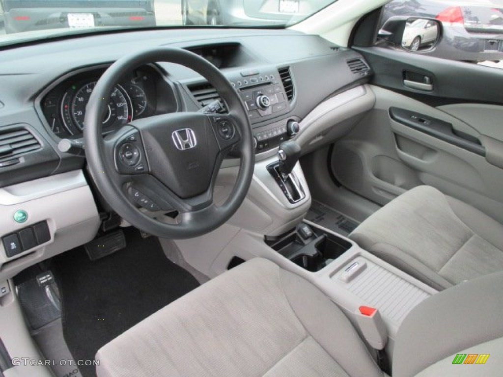 2012 CR-V LX 4WD - Alabaster Silver Metallic / Gray photo #11