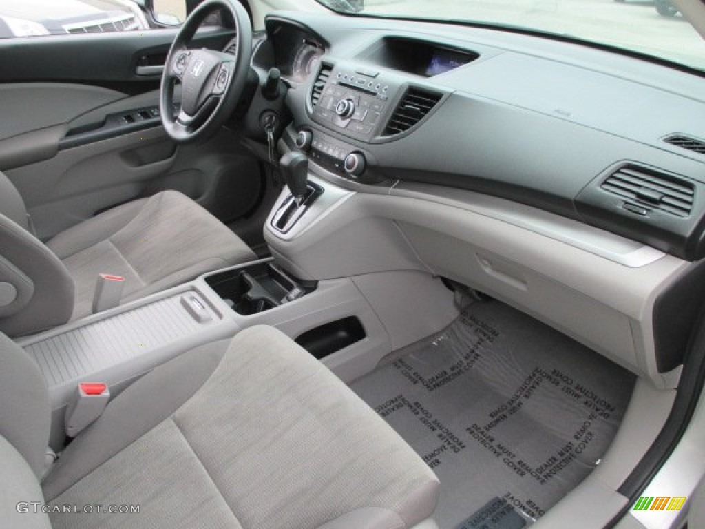 2012 CR-V LX 4WD - Alabaster Silver Metallic / Gray photo #16