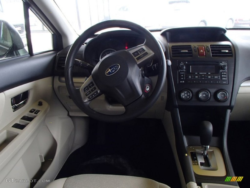 2014 XV Crosstrek 2.0i Premium - Quartz Blue Pearl / Ivory photo #6