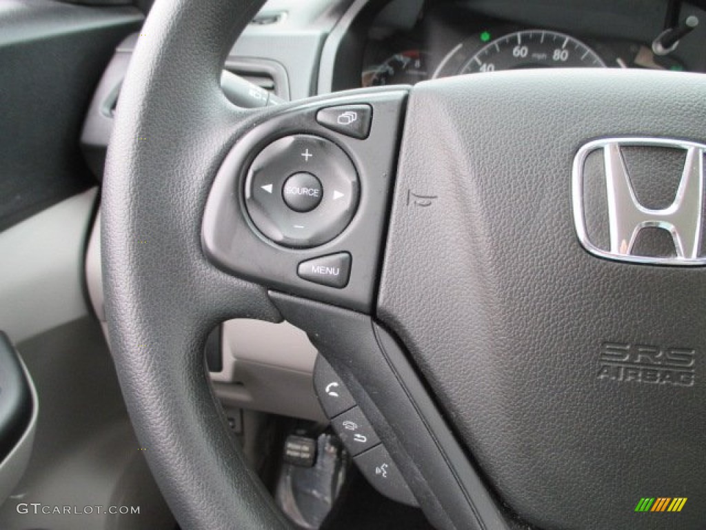 2012 CR-V LX 4WD - Alabaster Silver Metallic / Gray photo #33