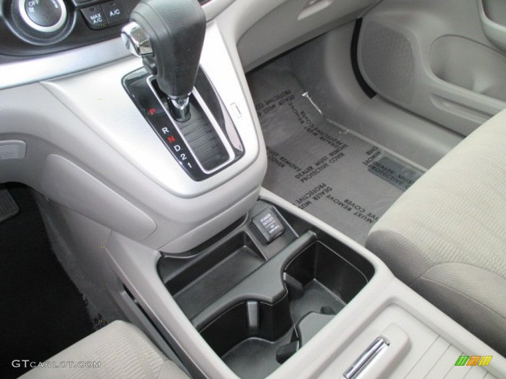 2012 CR-V LX 4WD - Alabaster Silver Metallic / Gray photo #39