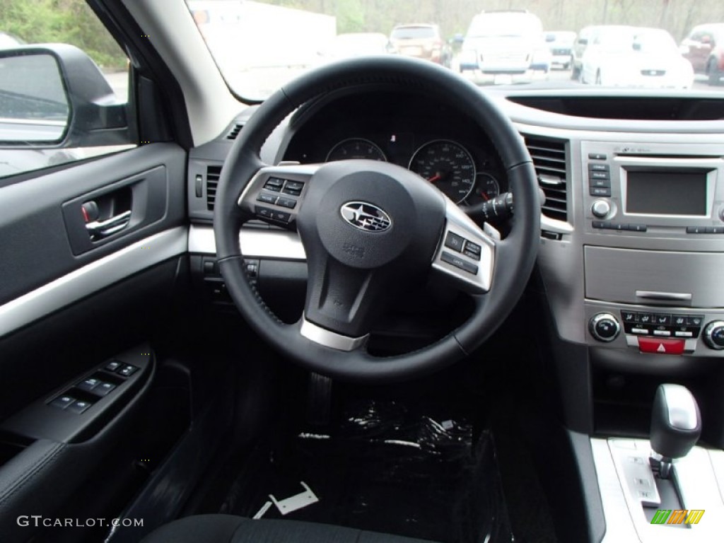 2014 Outback 2.5i Premium - Carbide Gray Metallic / Black photo #7