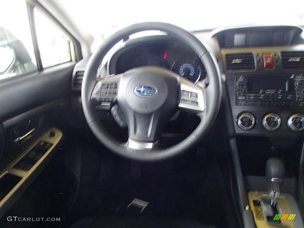 2014 XV Crosstrek Hybrid - Plasma Green / Black photo #7