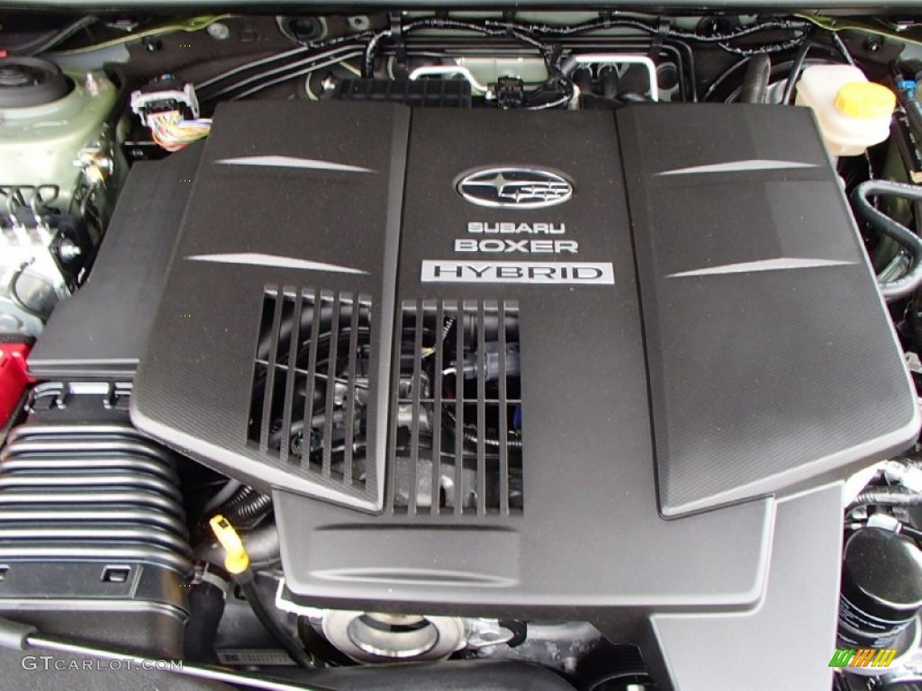 2014 XV Crosstrek Hybrid - Plasma Green / Black photo #10