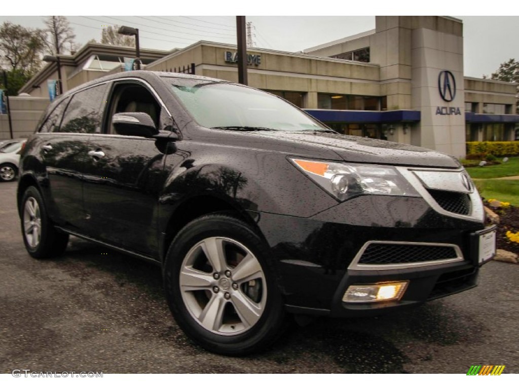 2010 MDX  - Crystal Black Pearl / Ebony photo #1