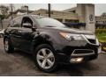 2010 Crystal Black Pearl Acura MDX   photo #1