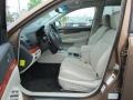 Front Seat of 2012 Outback 2.5i Limited