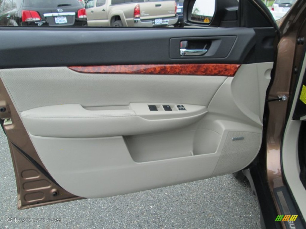 2012 Subaru Outback 2.5i Limited Warm Ivory Door Panel Photo #93348170