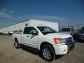 Glacier White 2014 Nissan Titan SV King Cab 4x4