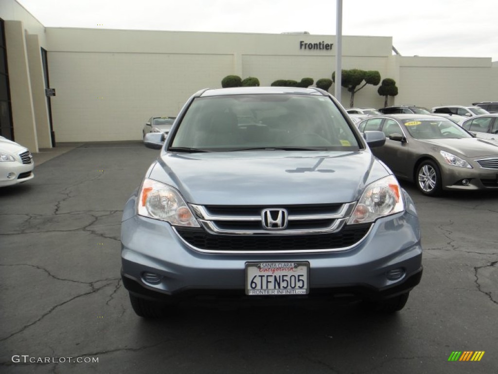 2011 CR-V EX-L - Glacier Blue Metallic / Gray photo #3