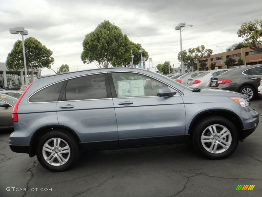 2011 CR-V EX-L - Glacier Blue Metallic / Gray photo #5