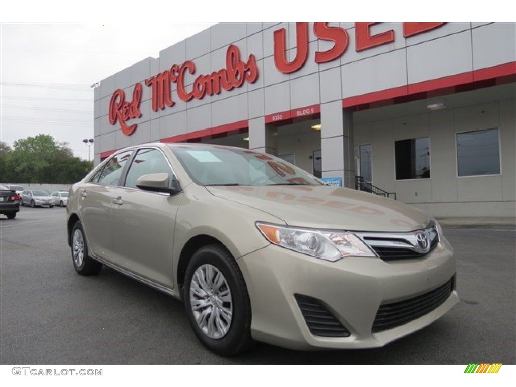 2014 Camry LE - Champagne Mica / Ivory photo #1
