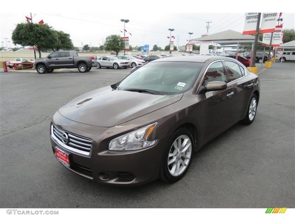 2014 Maxima 3.5 S - Java Metallic / Charcoal photo #3