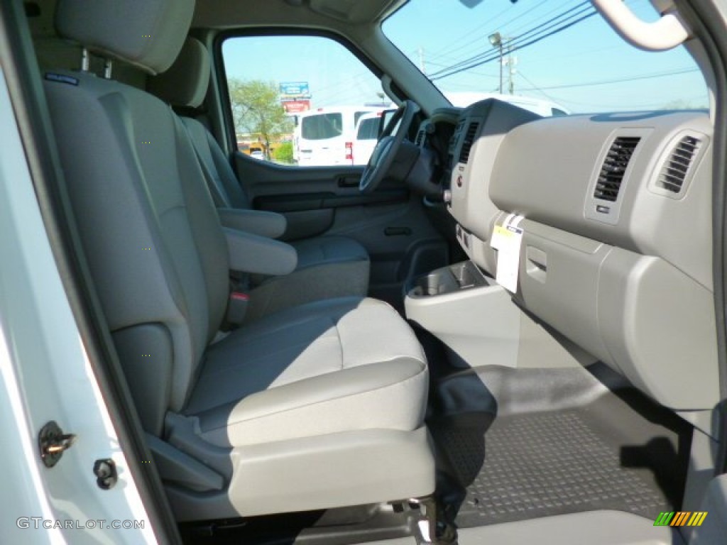 Gray Interior 2014 Nissan NV 2500 HD S High Roof Photo #93351134
