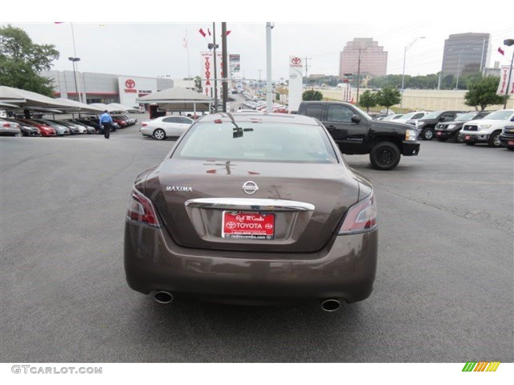2014 Maxima 3.5 S - Java Metallic / Charcoal photo #6