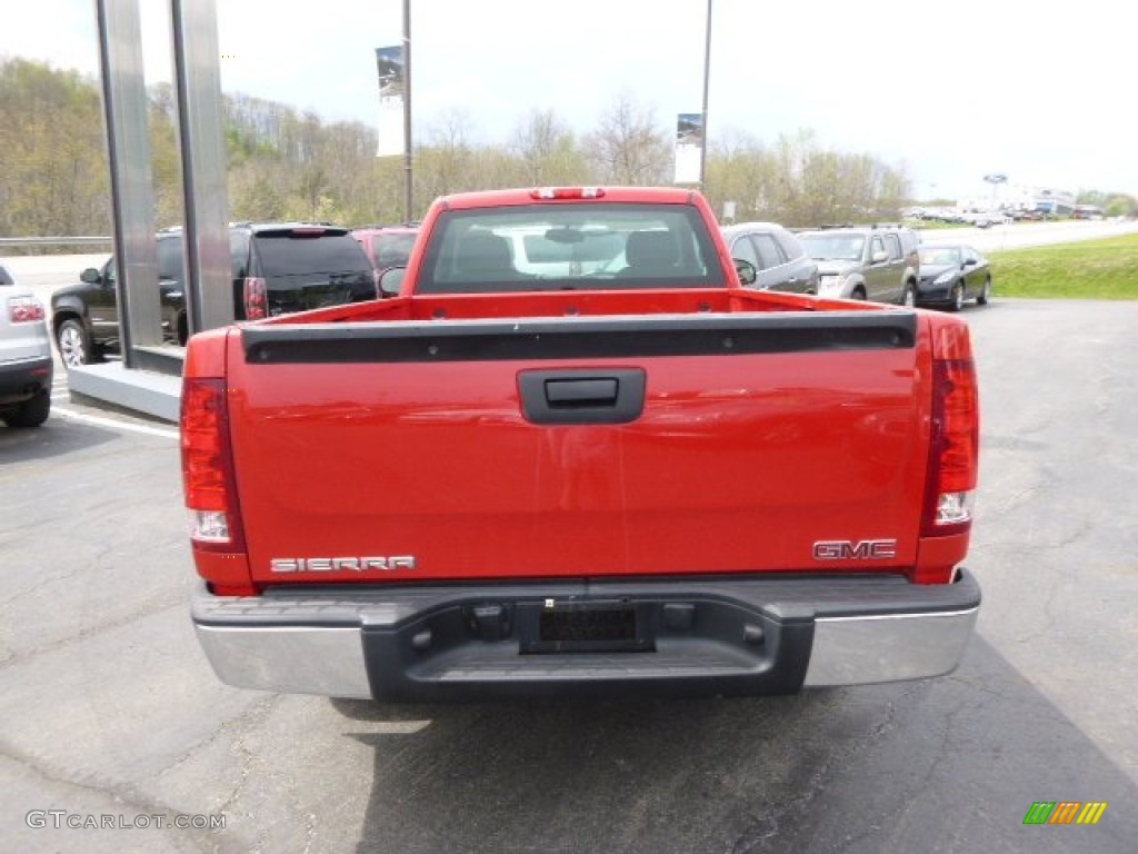 2008 Sierra 1500 Regular Cab 4x4 - Fire Red / Dark Titanium photo #6