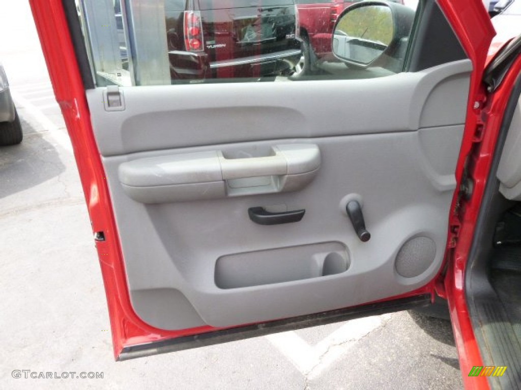 2008 Sierra 1500 Regular Cab 4x4 - Fire Red / Dark Titanium photo #12