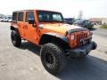 2012 Crush Orange Jeep Wrangler Unlimited Sport 4x4  photo #4