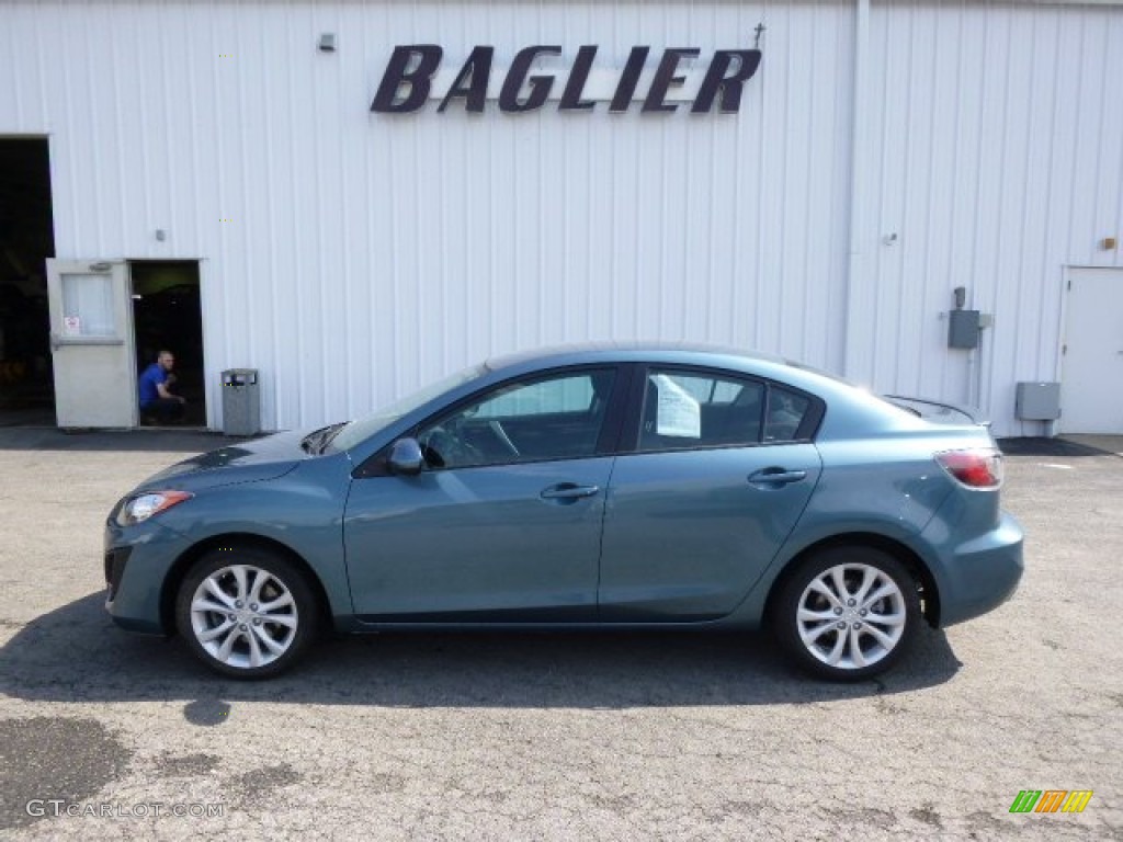 2011 MAZDA3 s Sport 4 Door - Gunmetal Blue Mica / Black photo #1