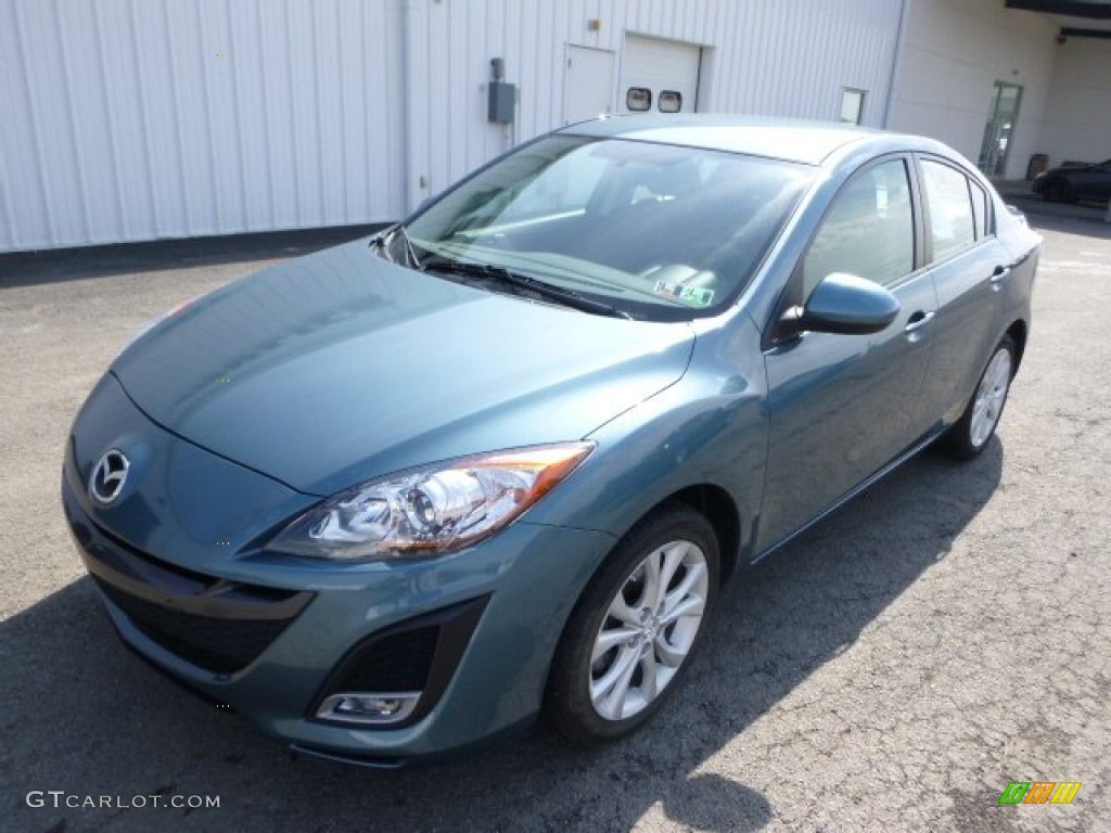 Gunmetal Blue Mica 2011 Mazda MAZDA3 s Sport 4 Door Exterior Photo #93353231