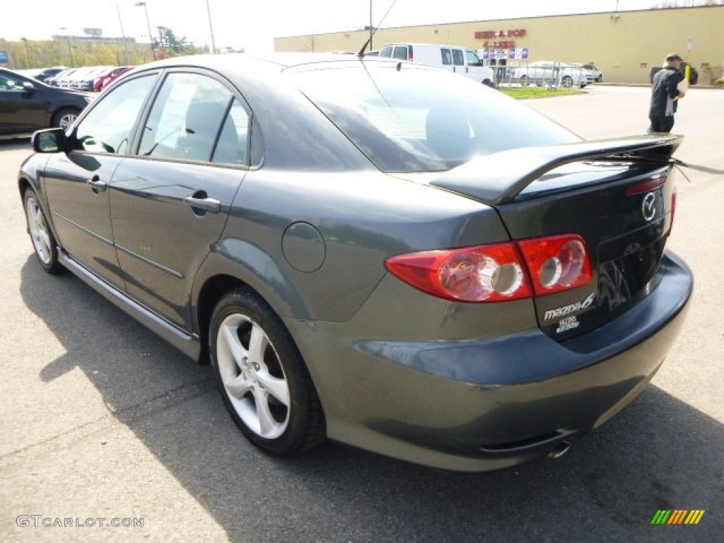 2005 MAZDA6 i Sport Hatchback - Steel Gray Metallic / Black photo #3